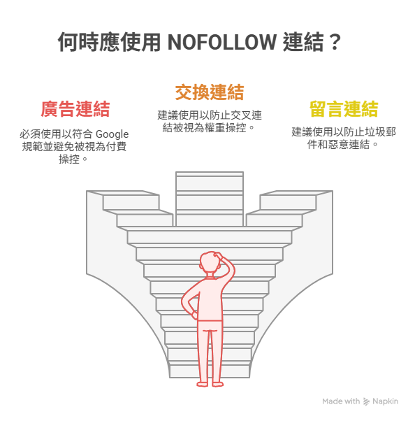 ▍什麼情況應該使用 NOFOLLOW? 符合 Google 規範,避免被認定為付費操控連結