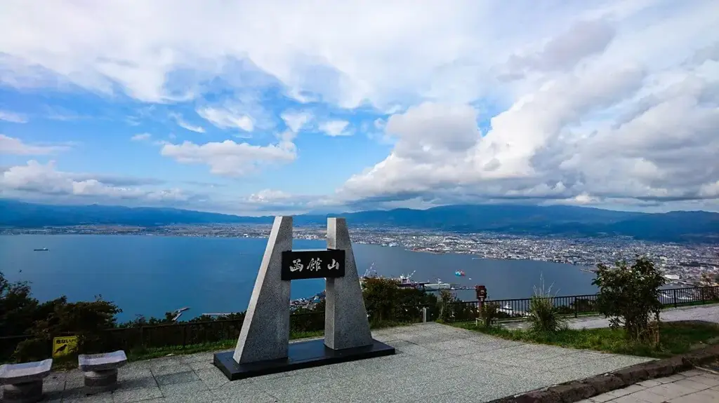 從函館山眺望函館市區與海灣(照片取自北海道OPEN桑官網)